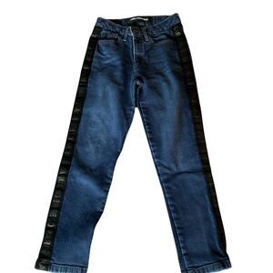 Karl Lagerfeld Blue and Black Straight Leg Jeans